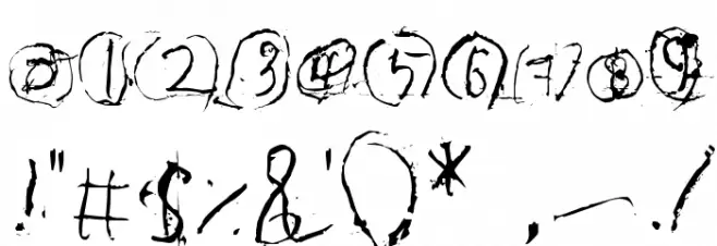 Max Rhodes Font OTHER CHARS