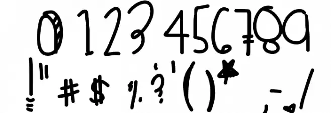 MaxBeCool Font OTHER CHARS