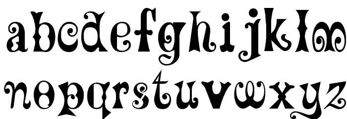 MaxCircus Font LOWERCASE