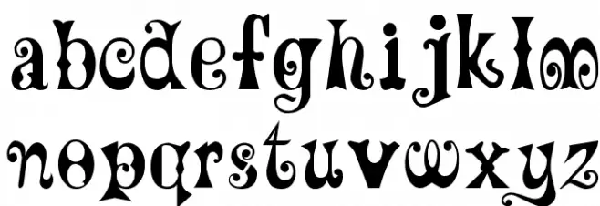 MaxCircus Font LOWERCASE
