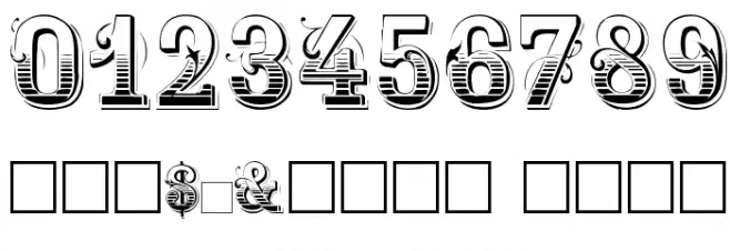 MaxInitiale Font OTHER CHARS