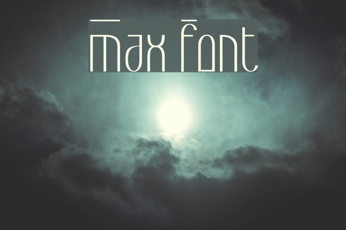 Max Font - FFonts.net