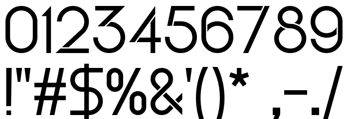 Maxellight Font OTHER CHARS