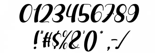 Maxeva Font OTHER CHARS