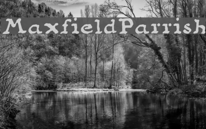 MaxfieldParrish140 Font examples
