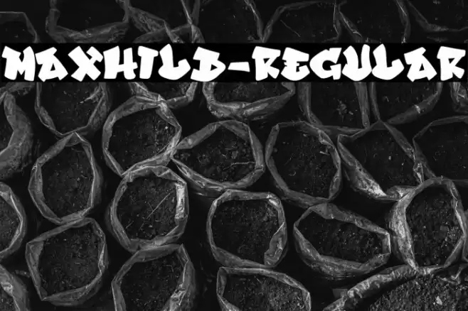 Maxhild-Regular Caratteri examples