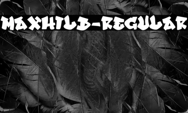 Maxhild-Regular Caratteri examples