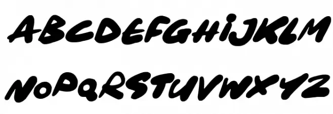 Maxi Marker Italic フォント 大文字