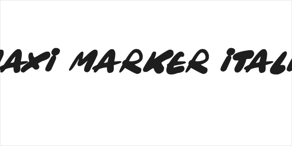 Maxi Marker Italic Logo