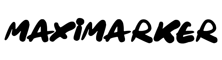 Maxi Marker  font caratteri gratis