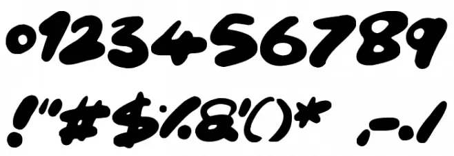 Maxi Marker Font OTHER CHARS