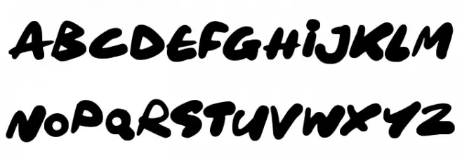 Maxi Marker Font Litere mari