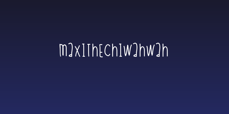 MaxiTheChiwahwah Social Header