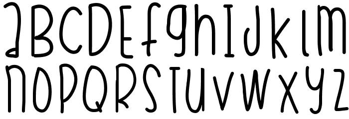 MaxiTheChiwahwah Font LOWERCASE