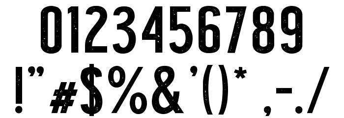 Maxim Sport Font OTHER CHARS