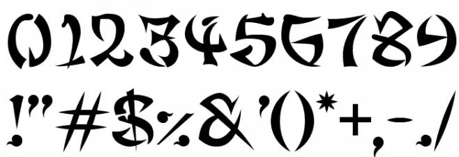 MaximageGimbadong Font OTHER CHARS