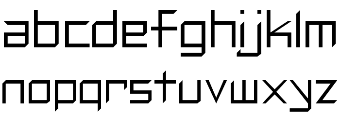 Maximal Beasts Schriftart Kleinbuchstaben