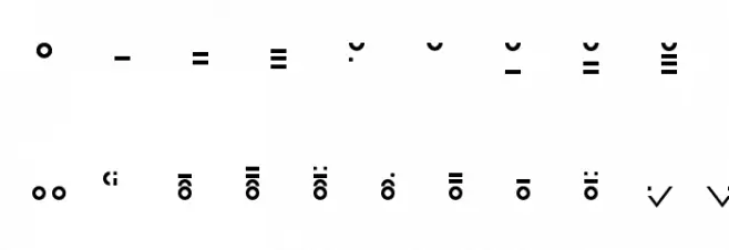 Maximal Text Font OTHER CHARS