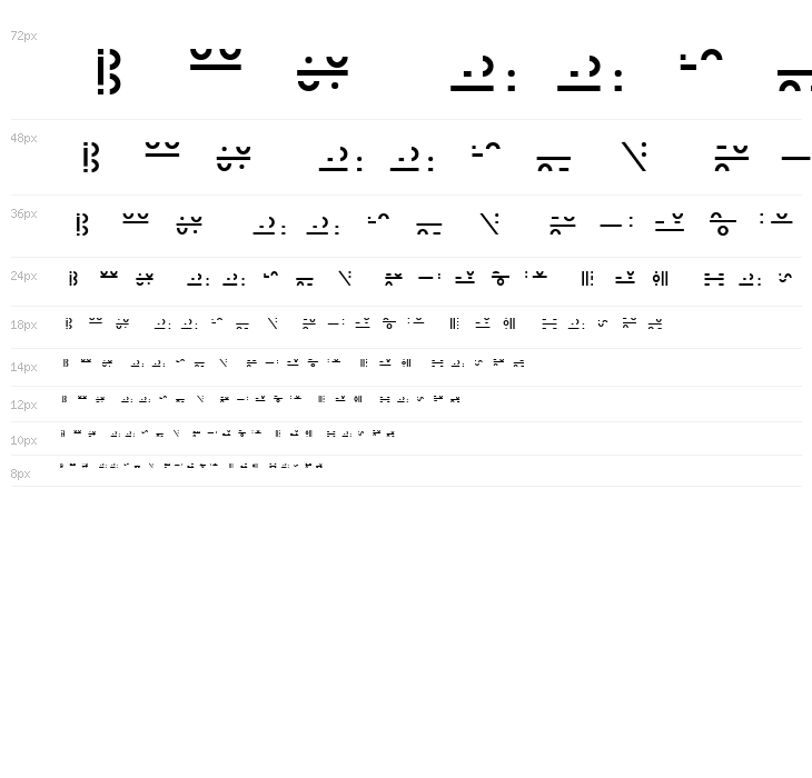 Maximal Text Waterfall