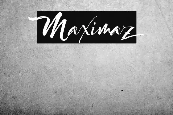 Maximaz Font examples