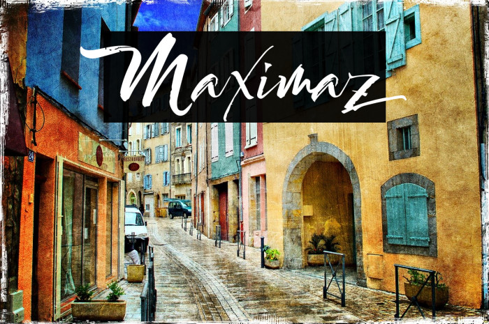 Maximaz Font examples