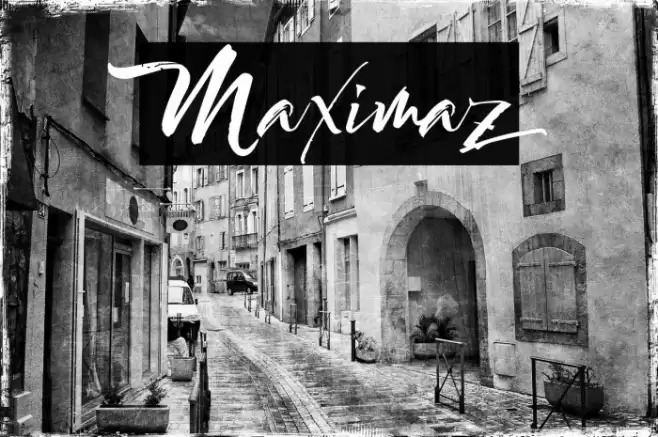 Maximaz Font examples