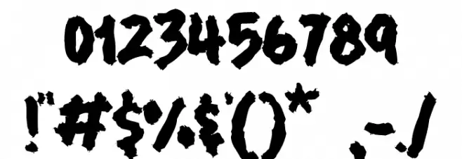 Maximback Distressed Font OTHER CHARS