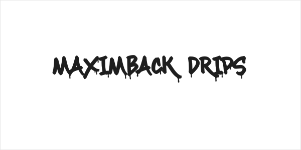 Maximback Drips Logo