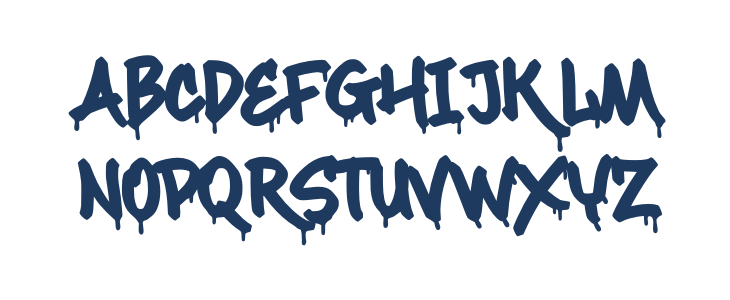 Maximback Drips Lowercase