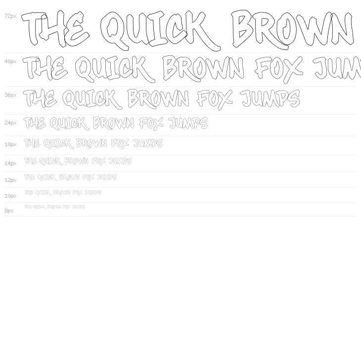 Maximback Outline Waterfall