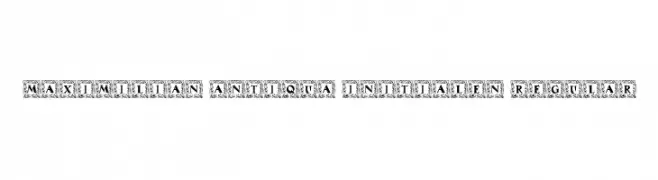 Maximilian Antiqua Initialen Regular  नि: शुल्क फ़ॉन्ट्स डाउनलोड