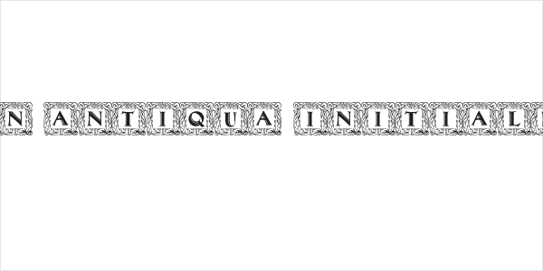 Maximilian Antiqua Initialen Regular Logo