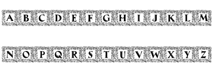 Maximilian Antiqua Initialen Regular Font LOWERCASE