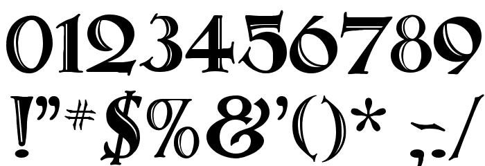 MaximilianAntiquaSmallCaps Font OTHER CHARS