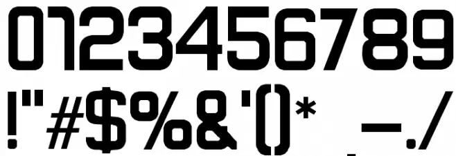 Maximilien Regular Font OTHER CHARS