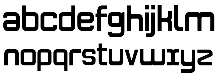 Maximilien Regular Font LOWERCASE