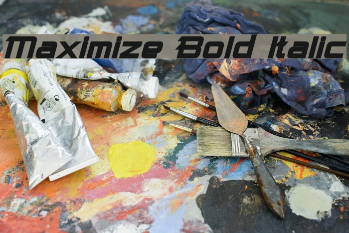 Maximize Bold Italic Font examples