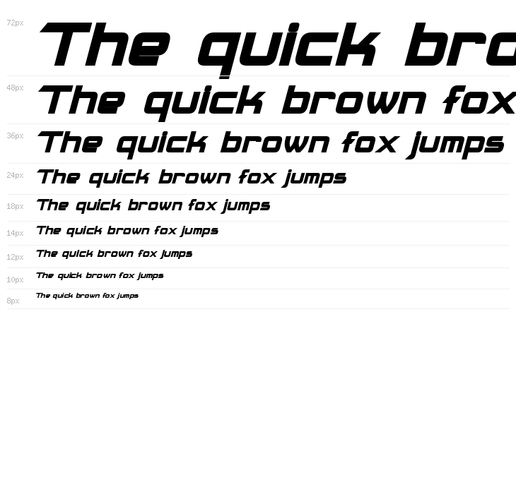 Maximize Bold Italic Waterfall