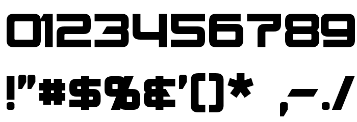 Maximize Bold Font OTHER CHARS