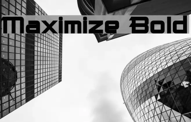 Maximize Bold Example 3