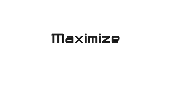 Maximize Logo