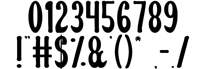 Maximum High Tension Font OTHER CHARS