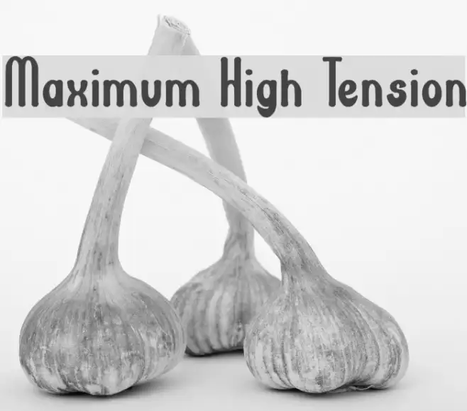 Maximum High Tension Example 2