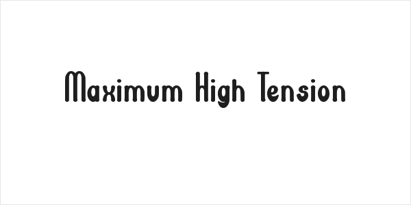 Maximum High Tension Logo