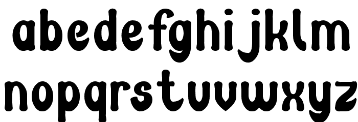 Maximum High Tension Font LOWERCASE