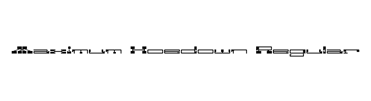 Maximum Hoedown Regular  Frei Schriftart Herunterladen