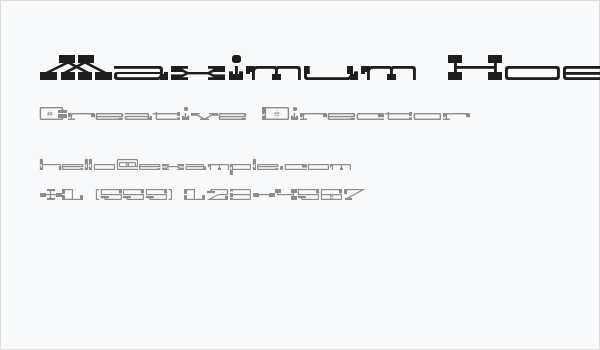 Maximum Hoedown Regular Business Card