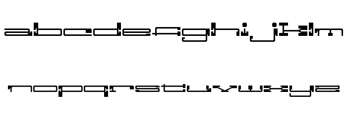 Maximum Hoedown Regular Font LOWERCASE