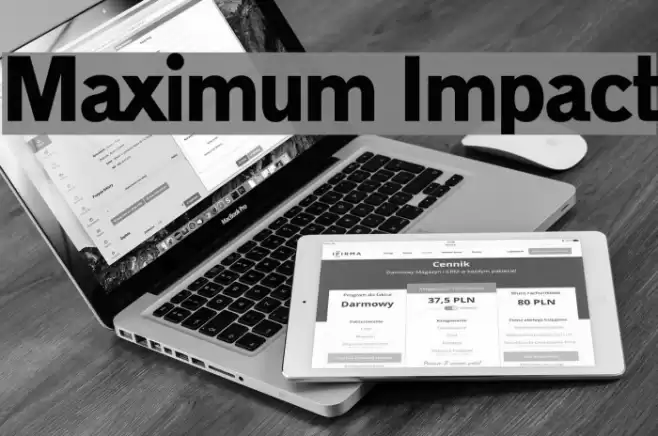 Maximum Impact Font examples