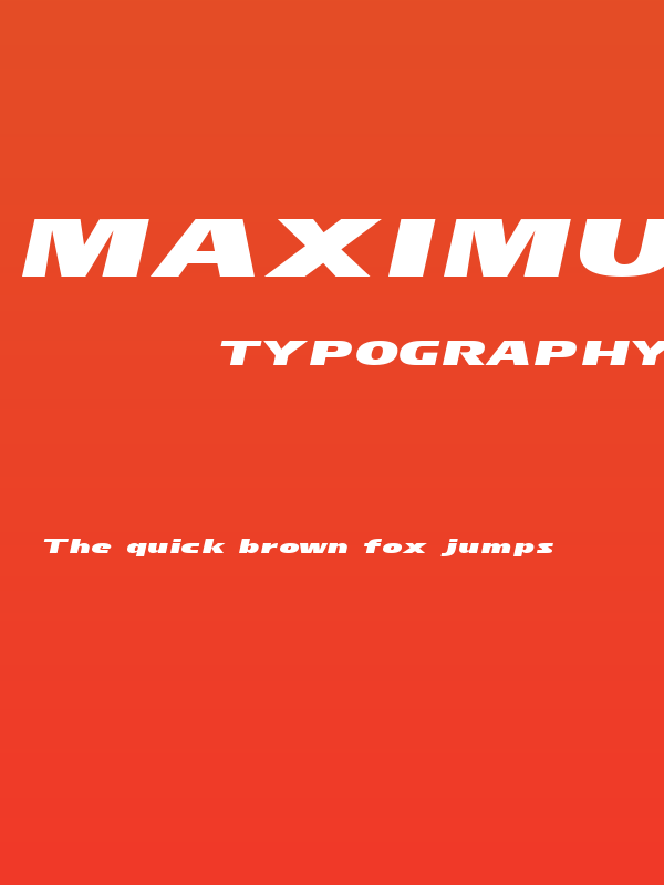 Maximum Line Speeder Poster